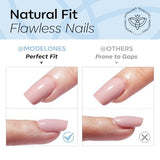 Full Cover Oval Press-On Nails Set: Easy, Trendy For Daily Wear, Parties & Gifting (Light Sky Blue)
