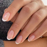 French Manicure Nail Set for Salon & Home DIY Nail Art, Complete at-Home Nail Care Kit (light pink)