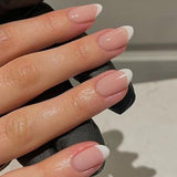 French Manicure Nail Set for Salon & Home DIY Nail Art, Complete at-Home Nail Care Kit (light pink)