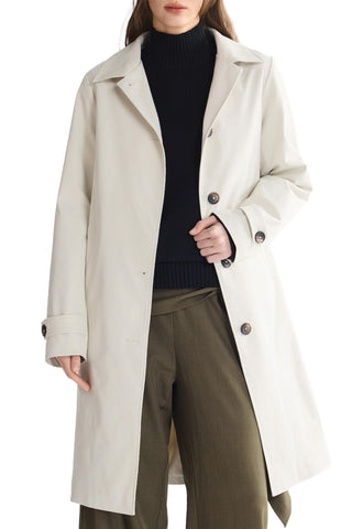 Timeless Single-Breasted Trench Coat for Office, Casual Outings & Cool Season Wear, L (light beige) In Australia - Darrahopens