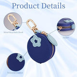 Mini Fruit Coin Purse Keychain, Stylish Bag Charm for Daily Outings & Travel (Dark Blue)