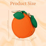 Mini Fruit Keychain Pouch Perfect for Backpacks, Purses, and Daily Carry Essentials (Orange) In Australia - Darrahopens