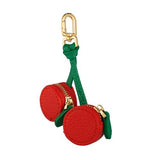 Cute Cherry-Shaped Mini Pouch Bag Charm for Backpacks, Handbags and Luggage (Red) In Australia - Darrahopens