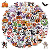 Halloween Themed Stickers for Party Decor, Laptop, Water Bottles, and Kids' Craft Activities (orange)