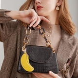 Mini Banana Keychain Coin Purse – Cute Portable Pouch for Backpacks, Handbags and Daily Essentials (Yellow)