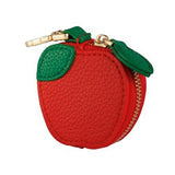 Cute Fruit Shaped Coin Purse Keychain for Backpacks, Handbags and Everyday Carrying (red)