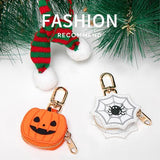 Playful Halloween Themed Bag Charms for Backpacks, Purses & Festive Season Accessories (white)