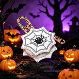 Playful Halloween Themed Bag Charms for Backpacks, Purses & Festive Season Accessories (white)