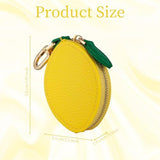 Cute Lemon Shaped Coin Pouch Keychain, Charm for Purses, Bags and Backpacks (Yellow) In Australia - Darrahopens
