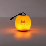 Portable Camping Light for Outdoor Adventures, Tent Lighting, Hiking and Emergency Use (Orange)