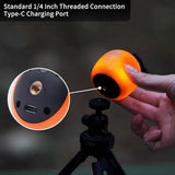 Portable Camping Light for Outdoor Adventures, Tent Lighting, Hiking and Emergency Use (Orange)