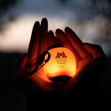 Portable Camping Light for Outdoor Adventures, Tent Lighting, Hiking and Emergency Use (Orange)