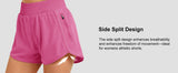 High-Waisted Athletic Shorts for Women, Perfect for Gym, Running, Yoga and Daily Casual Wear, L (Pink) In Australia - Darrahopens