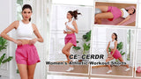 High-Waisted Women’s Athletic Shorts for Gym, Running, Yoga, and Casual Wear, XL (Black)