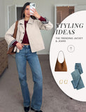 Versatile Women’s Trench Jacket for Daily Wear, Office, Travel & Seasonal Layering, XL (Light Beige)