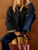 Versatile Everyday Jacket Perfect for Work, Travel, Weekends and All Casual Occasions, S (black)