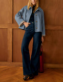 Versatile Casual Jacket for Daily Wear, Work, Travel & Seasonal Transitions, XL (Slate Blue) In Australia - Darrahopens