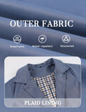 Versatile Casual Jacket for Daily Wear, Work, Travel & Seasonal Transitions, XXL (Slate Blue) In Australia - Darrahopens