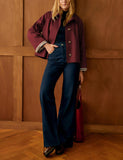 Versatile Casual Jacket for Daily Outings, Office Days, Travel, and Weekend Errands, M (burgundy) In Australia - Darrahopens