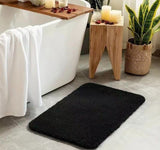 Plush Bathroom Mat Absorbent Bathroom Mat Non-Slip Bathroom Mat Soft Bathroom - Camel - Size 40-60cm