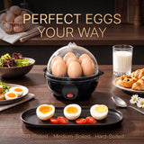 Egg Cooker 7-In-1 Egg Cooker Electric Egg Cooker Rapid Heating Egg Cooker - Black - Size 01 In Australia - Darrahopens