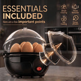 Egg Cooker 7-In-1 Egg Cooker Electric Egg Cooker Rapid Heating Egg Cooker - Black - Size 01 In Australia - Darrahopens