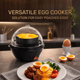 Egg Cooker 7-In-1 Egg Cooker Electric Egg Cooker Rapid Heating Egg Cooker - Black - Size 01