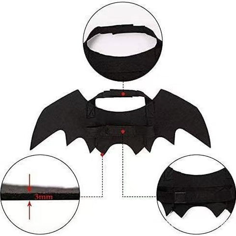 Bat Wing Party Accessory Party Supplies Halloween Costume Themed Birthday - Black - Size 40-18cm In Australia - Darrahopens