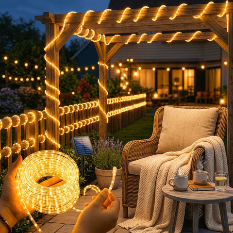 Solar LED String Lights Colorful Party Lights Outdoor Solar Fairy Lights - Multi - Size 10m In Australia - Darrahopens