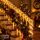 Solar LED String Lights Colorful Party Lights Outdoor Solar Fairy Lights - White - Size 20m