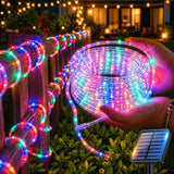 Solar LED String Lights Colorful Party Lights Outdoor Solar Fairy Lights - White - Size 30m