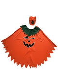 Pumpkin Costume Halloween Cape Costume Hat Party Costume Pumpkin-Themed Adult - Orange - Size 01 In Australia - Darrahopens