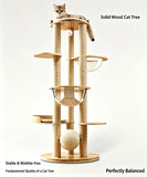 Classic Solid‑Wood Cat Tree In Australia - Darrahopens