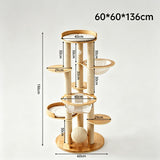 Acrylic Space Capsule Cat Tree