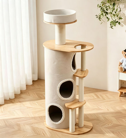 Extended Heavy-Duty Carpet Cat Tree In Australia - Darrahopens