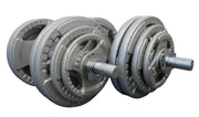 60kg Adjustable Dumbbell Set Standard Hammertone Weights (w/ EZY GRIP)