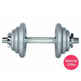 70kg Adjustable Dumbbell Set Standard Hammertone Weights