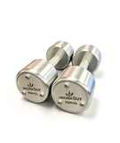 1-10KG Premium Round Chrome Dumbbell Set with Rack