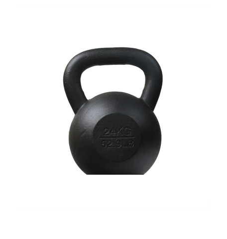 24kg Classic Cast Iron Powder Coated Kettlebell