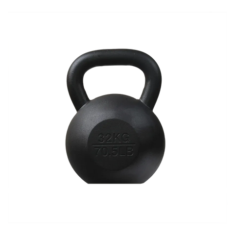 32kg Classic Cast Iron Powder Coated Kettlebell