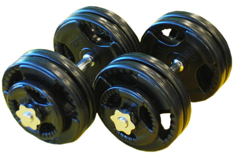 30kg Standard Rubber Dumbbell Set