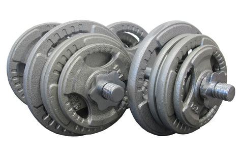 50kg Standard Hammertone Dumbbell Set (w/ EZY GRIP)