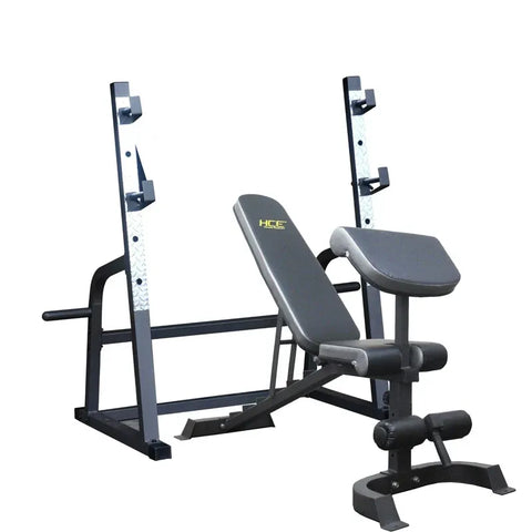 Deluxe Commercial FID Bench with Squat Rack In Australia - Darrahopens