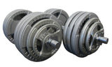 80kg Adjustable Dumbbell Set Standard Hammertone Weights (w/ EZY GRIP)