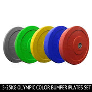 150kg Olympic Colour Bumper Plate Package In Australia - Darrahopens