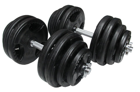 60kg Standard Rubber Dumbbell Set