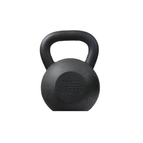 28kg Classic Cast Iron Powder Coated Kettlebell
