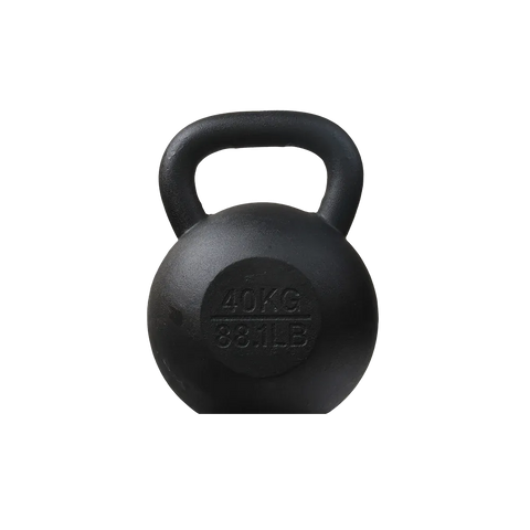40kg Classic Cast Iron Powder Coated Kettlebell