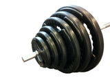 60kg Standard Rubber Coated Barbell Weights Set In Australia - Darrahopens