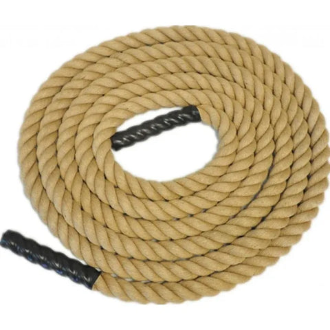 Sisal Battle Rope – 2" Thick Fitness Power Training Rope, 15 metres